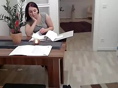 POV remaja berambut merah comel kacau budak sekolah tayang tetek